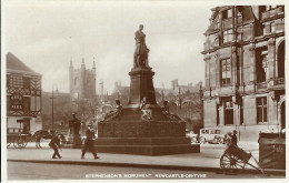 Newcastle-on-Tyne, Stephenson's Monument, Nicht Gelaufen - Newcastle-upon-Tyne