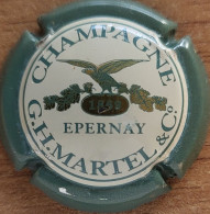 Capsule Champagne G.H.MARTEL Bord Vert-olive, Petite Date N°16a ** RARE ** - Martel GH