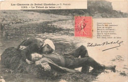 [-5%] FOLKLORE - Les Chansons De Botrel Illustrées - E Hamonic - Le Tricot De Laine - Carte Postale Ancienne - Musik