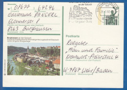 Deutschland; BRD; Postkarte; 60 Pf Bavaria München; Burghausen An Der Salzach; Bild2 - Postales Ilustrados - Usados