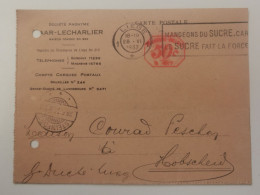 Entier Postaux, Aar-Lecharlier, Oblitéré Liège Et Steinfort 1933 - Briefkaarten 1909-1934