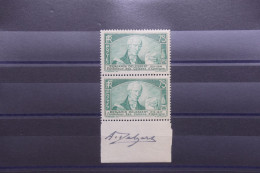 FRANCE - N° 303 * X 2 Signés Par Le Graveur Antonin DELZERS Sur Le Bord De Feuille - Rare - A 860 - Unused Stamps