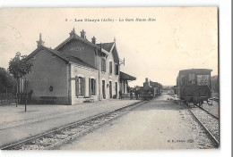 CPA 10 Les Riceys La Gare Et Le Train Tramway - Les Riceys