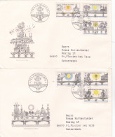 ARCHITECTURE 1978  COVERS  2  FDC CIRCULATED Tchécoslovaquie - Storia Postale