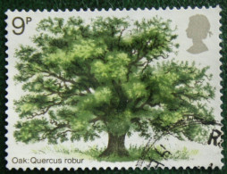 Tree Planting Year British Trees 9p Oak Tree Mi 615 1973 Used Gebruikt Oblitere ENGLAND GRANDE-BRETAGNE GB GREAT BRITAIN - Usati