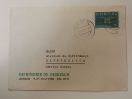 Enveloppe, Imprimerie De Diekirch 1963 - Covers & Documents