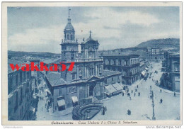 $3-2482- Caltanissetta - Corso Umberto I E Chiesa S. Sebastiano - F.g. Viaggiata - Caltanissetta