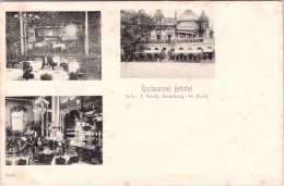 Restaurant "Bristol", Inhaber J.Koch , Hamburg St.Pauli (Ungebraucht) - Autres & Non Classés