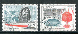 MONACO- Y&T N°1935 Et 1936- Oblitérés (Europa) - Usati