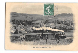 CPA 52 Nogent Vue Générale Et Le Train Tramway - Nogent-en-Bassigny