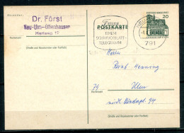 REPUBLIQUE FEDERALE ALLEMANDE - Michel P87 (Freude Schenken Mit Einem Schmuckblatt-Telegramm) - Cartoline Illustrate - Usati