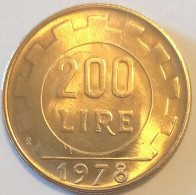 1978 - Italia 200 Lire    ------ - 200 Liras