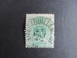 Nr 45 - Centrale Stempel Liège(Guillemins) - 1869-1888 Leone Coricato