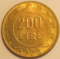 1978 - Italia 200 Lire    ------ - 200 Liras