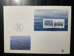 Greenland 2010 FDC MNH. Life By The Sea Bloc - FDC