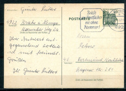 REPUBLIQUE FEDERALE ALLEMANDE - Michel P87 (Briefe An Postfächer Nie Ohne Nummer !) - Illustrated Postcards - Used