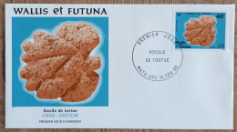 Wallis Et Futuna - FDC 1990 - YT N°394 - Fossile De Tortue - FDC