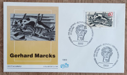 ALLEMAGNE - FDC 1989 - YT N°1242 - Gerhard Marcks, Dessinateur Et Sculpteur - 1981-1990