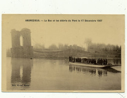 ANDREZIEUX - Le Bac Et Les Débris Du Pont, 1907 - Andrézieux-Bouthéon