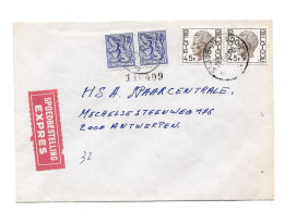 Expres ST JOB IN T GOOR 11.5.1983  ELSTROM 2x45  +2 X3 Fr. Leeuwtje - Lettres & Documents