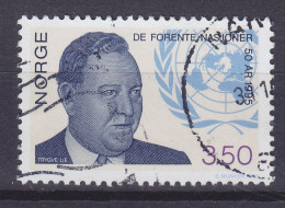 Norway 1995 Mi. 1187, 3.50 Kr Vereinte Nationen (UNO) Trygve Lie Generalsekretär - Used Stamps