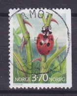 Norway 1997 Mi. 1236, 3.70 Kr Insect Insekte Ladybug Marienkäfer Coccinelle Deluxe ÅMOT Cancel !! - Usati