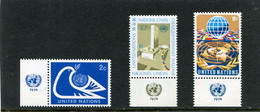 UNITED NATIONS - NEW YORK   - 1974  DEFINITIVE   SET  WITH TABS  MINT NH - Nuovi