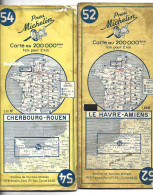 Lot  12 Carte Routieres Michelin En état - Cartes Routières