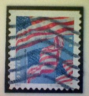 United States, Scott #5658, Used(o) Booklet, 2022, Flag Definitive, (58¢) Forever - Gebruikt