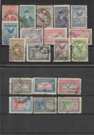 ARGENTINA 1928 FIRST AIRMAIL STAMPS AIRPLANES GLOBE MAPS EAGLE SCOTT C1/19 USED - Nuovi