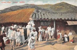 CPA COREE / VILLAGE STREET CHUSAN KOREA - Corée Du Sud