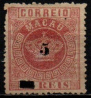 MACAO 1887 SANS GOMME DEFECTEUX - Unused Stamps