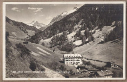 CPA SUISSE - BINN - Hotel Ofenhorn Und Binnental - TB PLAN Vue Aérienne Etablissement + Maisons Devant - Binn