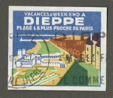 Timbre   France- - Vignette - Erinnophilie - Dieppe - Plage La Plus Proche De Paris - Tourism (Labels)