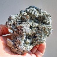 #AUG03.07 Beautiful ARSENOPYRITE With CHALCOPYRITE Crystals (Nikolaevskoye Mine, Dalnegorsk, Primorskiy Kray, Russia) - Minerals