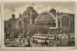 Dresden, Hauptbahnhof, Autobus, Strassenbahn, 1920 - Dresden