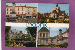 86 LENCLOITRE Multivues Place De L'Hôtel De Ville Notre Dame De Lancloitre Le Pontereau Maison De Retraite La Mairie - Lencloitre