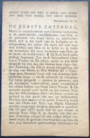 (Bid24) Ancien Image Pieuse - Oud Religieus Bidprentje - De Eerste Zaterdag - 1851 - Religion & Esotérisme