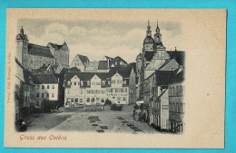 * Colditz (Saksen - Deutschland) * (Verlag Paul Ronnger) Gruss Aus Colditz, Grand'place, Unique, Old, Rare - Colditz