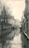 Chalon-sur-Saône Inondations Des 24 & 25 Janvier 1910 Rue Denon Saône-et-Loire 71100 Cpa Non Ecrite Au Dos En TB.Etat - Chalon Sur Saone