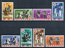 Ruanda 1963. Yvert 44-51 ** MNH. - Neufs