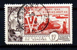 Archipel Des Comores - 1954 - Anniversaire De La Libération - PA 4 - Oblit - Used - Luftpost