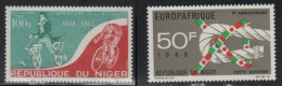 Niger, **, Yv PA 88, PA 89, Mi 187, 188, Sg 285, 286, - Niger (1960-...)