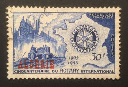 Algérie Française 1955, 50e Anniversaire Rotary, Oblitéré - Gebruikt