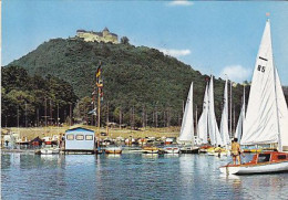 AK 194941 GERMANY - Edertalsperre - Segelboothafen Und Schloß Waldeck - Edersee (Waldeck)