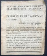 (Bid25) Ancien Image Pieuse - Oud Religieus Bidprentje - De Zielen En Het Vagevuur - P. 8 - Religion & Esotérisme