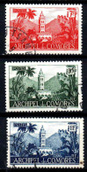Archipel Des Comores - 1950 - Mosquée De Moroni - N° 7 à 9 - Oblit - Used - Gebraucht