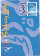 MAX 14 - 175 SYDNEY, Olimpic Games - Maximum Card - 2000 - Estate 2000: Sydney