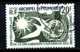 Archipel Des Comores  - 1958  - Droit De L' Homme -  N° 15   - Oblit - Used - Usati