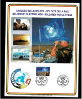 1997 MIL.CARD BELG.: CASQUES BLEUS BELGES / BELGISCHE BLAUWHELMEN -SOLDIERS OF PEACE - Documents Commémoratifs